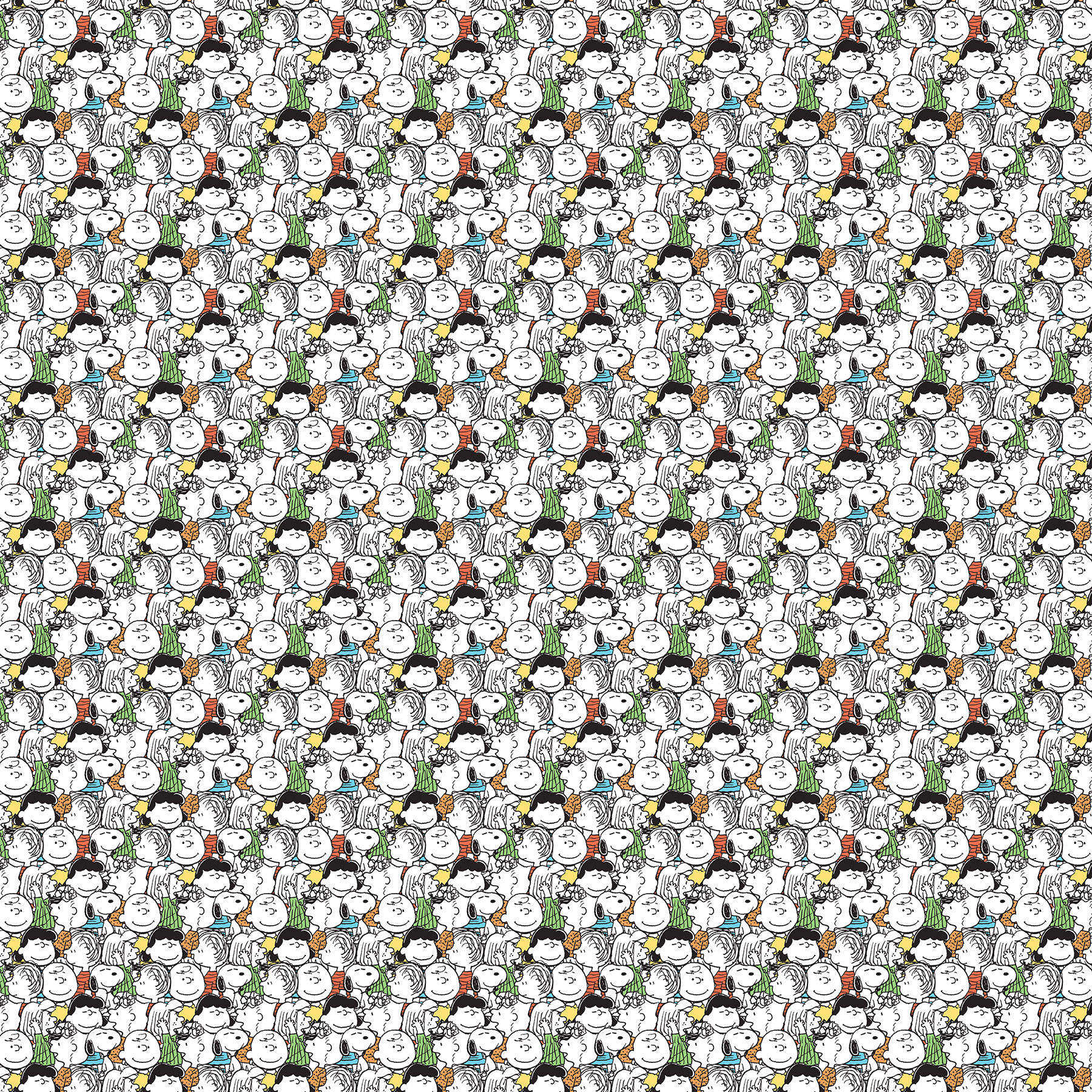 Gang Packed White Multi